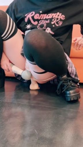 [Personal shooting] Subculture girl has done climax masturbation 💕 with electric massage machine and vibrator