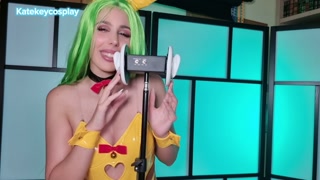 GAMER GIRL wanna get fucked ASMR POKEMON cosplay ear licking roleplay and kisses