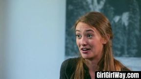 GirlGirlWay com - Stunning lesbian girls wildly pleasure each other′s needy cunts