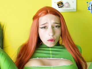 Red Head Beauty From Completely Spies Willing To Milk Your Dong