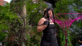 yor forger bent my will by fucking my brains out! - selena vega