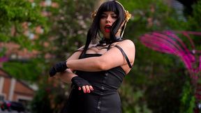 yor forger bent my will by fucking my brains out! - selena vega