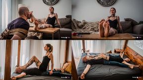 Bound Boyfriend Trained as a Foot Slave - Spanish (sub:English) - MP4, FULLHD 1080