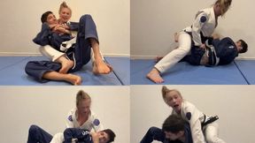 UFC Vet & BJJ Black Belt Kay Hansen ragdolls man
