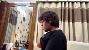 Horny Desi Twink Bitch Loses Control at Home