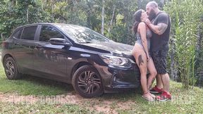 pissing with lust and fucking while smoking!
