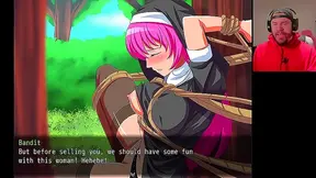 Nun Succumbs to Sinful Desire During Forbidden Rosary Pleasure Rite