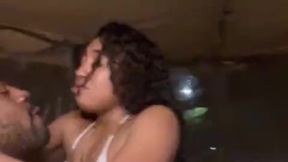 Big-Cocked Hubby shares his wife in hot tub on Snapchat