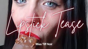 lipstick tease - ice cream mukkbang
