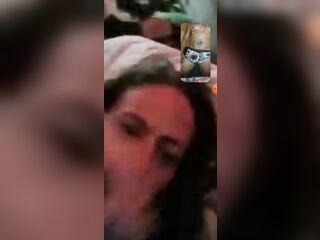 I finger my constricted pink juicy twat whilst sexy Latino thug jacks off until we cum jointly