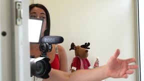 behind the scene, trans doctor fuck a very horny patient.