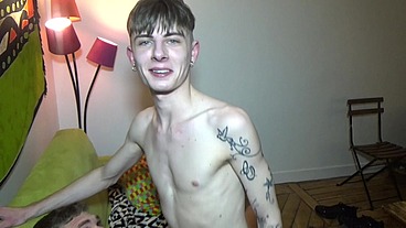 3 2448 the twink JEROME JAMES fucked bareback by Aaron MASTER for fun