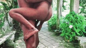 Indian uncle fucked Outdoor