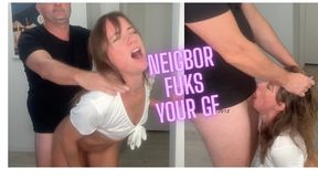 Angry Neighbor Becomes Cumslut: Submissive Powershift