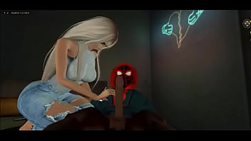 Spider cuck spider man holiday special adult Miles Morales fucks adult Gwen Stacy while Peter Parker watches from the window in the rain outside