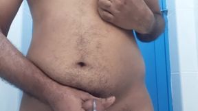 Morning Black big dick mastrubation for pink panty 02
