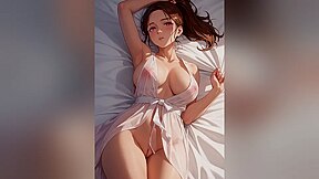 Leaning back with a contented sigh, my robe open just enough to catch the golden light… care to join me for a moment?