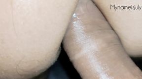 Daddy, how hard and hard they put it up my little ass! A very Juicy Anal Sex!