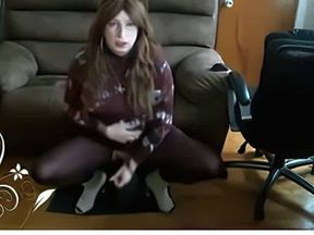 Sabrina's Solo Anal Play with Sex Toy