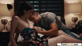 I have a crush on my shemale stepsister