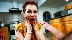 Helping my step-grandma Ruby feel better about menopause by fucking her sore tits and wet pussy