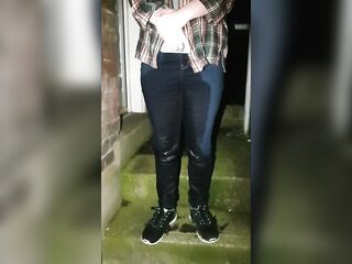 ⭐ Sexy Jeans Pissing Compilation! 25 minutes of non stop pee joy and rewetting taut jeans!
