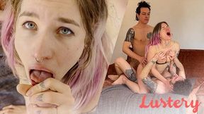Fantastic Amateur Hipster MMF Threesome - Lust