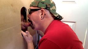 ”Fat Meat Newcomer Cums At the Gloryhole”