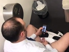 Str8 spy daddy in public toilet part 2