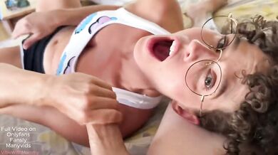 When she finds your cum sock and catches you jerking off rough MILF cowgirl ride