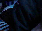 BUBBLE butt femboy uses vibrator and MOANS AND WHIMPERS FOR MORE