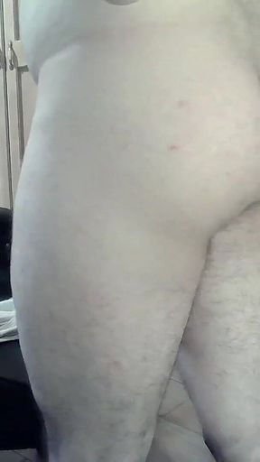 Hot Camboy Teases and Does Squats