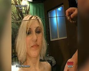 Blonde & Asian Sluts Covered in Bukkake Facials - Cum Swallowing & Swallowng