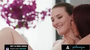 Naughty housekeeper Olivia Madison caught on camera during lesbian