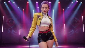 rumi from huntrix kpop demon hunters fucks with fans (ai)