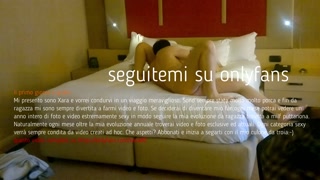 La first slut fuck in the hotel with her lover. Part1 Anticipation