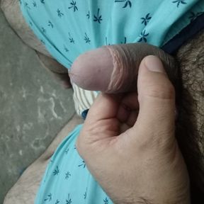 Pulling out my cock to jerk off