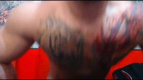 Muscled Haruko U Shows Off His Hot Body