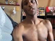 Black twink fucking mattress pt. 1