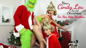 How Cindy Lou Saved Christmas For Her Stepbro - Chloe Cherry,Lacy Lennon