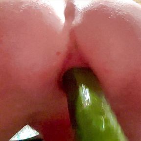 cucumber in my ass