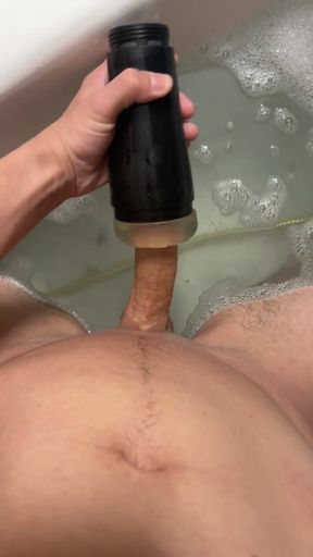 Handjob in the Bath