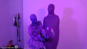 Welcome! Purple Mummification in Purple Fetish World!