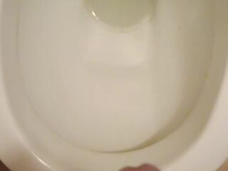 Piss in toilet