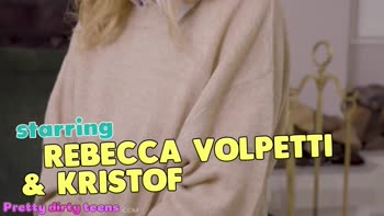 Rebecca Volpetti's Steamy Creampie Delight: Big Cock POV