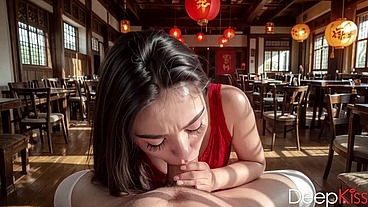 My deep-throating mistress sucks my cock, taking all my cum down her throat and all over her face. That’s what I love about this bitch[AI]
