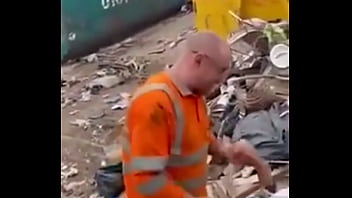 he found a  Fleshlight in the garbage heap and used it