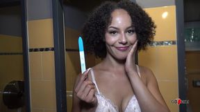 lia amalia positive pregnancy test, now ready for creampie gangbang