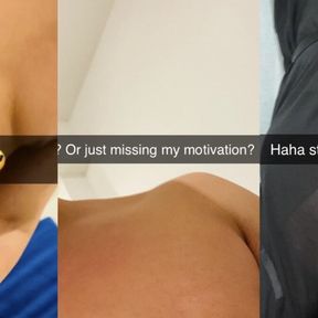 18 Year Old Girlfriend Cheats on Her Cuckold Boyfriend in a Hotel Room on Snapchat