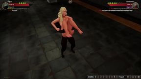 Attilius VS Bambi Bimbo (Naked Fighter 3D)